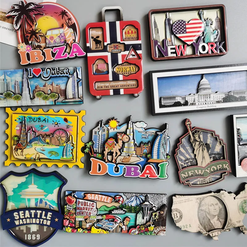 Home Decor Usa - Imán de nevera de madera para