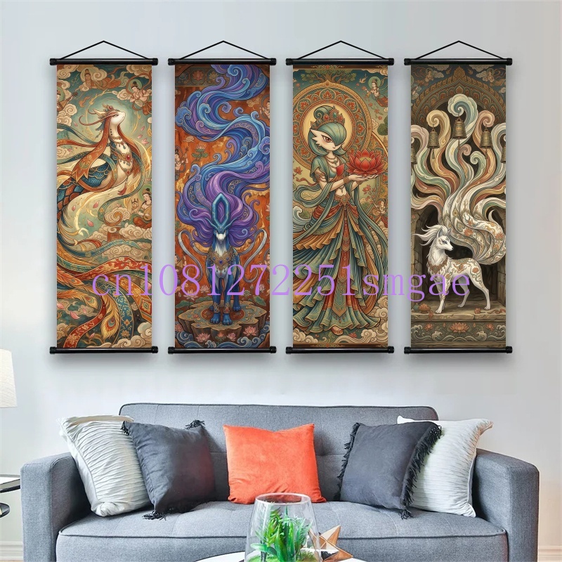Canvas Painting - Póster de Anime de Pokémon, Pintura