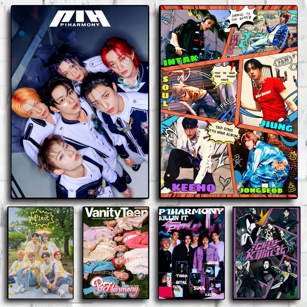 Home Decor Magazine - Póster de revista Pop KPOP P_P1Harmony,
