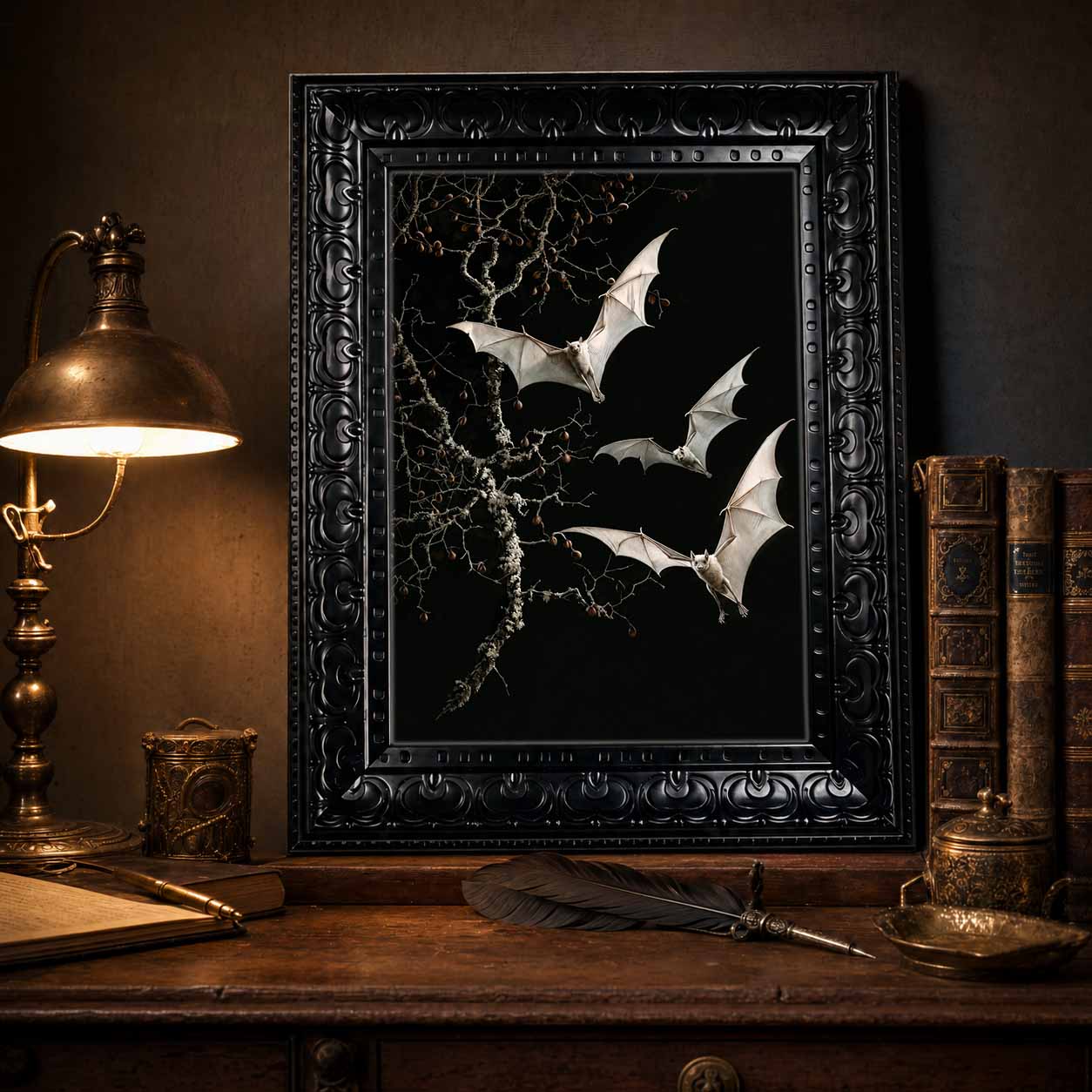 Abstract Oil Painting - Arte de Pared de Halloween, Decoración