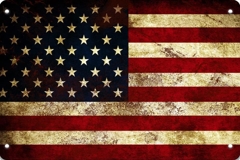 Home Decor Usa - Placa de metal vintage con diseño
