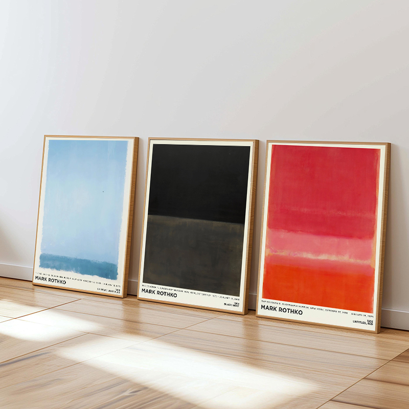 Home Decor Exhibition - Pintura en lienzo minimalista vintage de