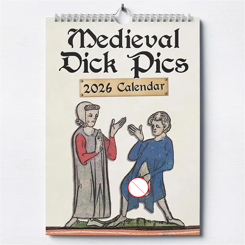 Home Decor Medieval - Nuevo calendario 2026, ilustración Medieval creativa