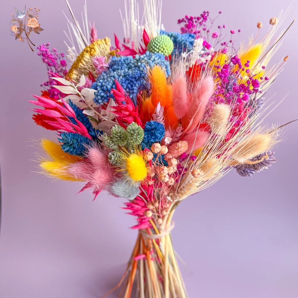 Pampas Grass Decor - Ramo de boda de flores secas