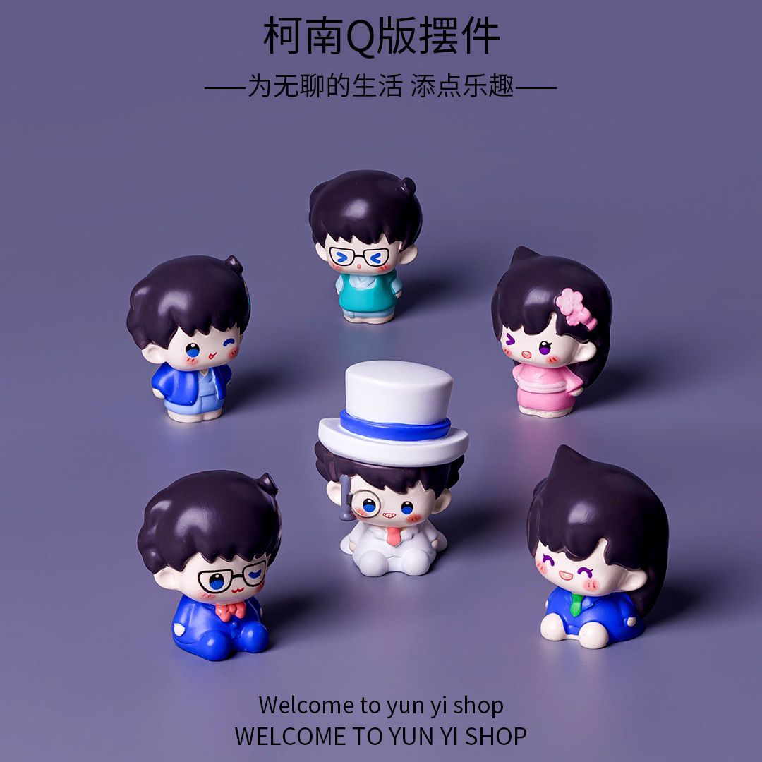 Home Decor Nepal - Figuras de Resina de Detective Conan,