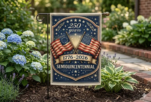 Home Decor Usa - Bandera de Jardín con Diseño de