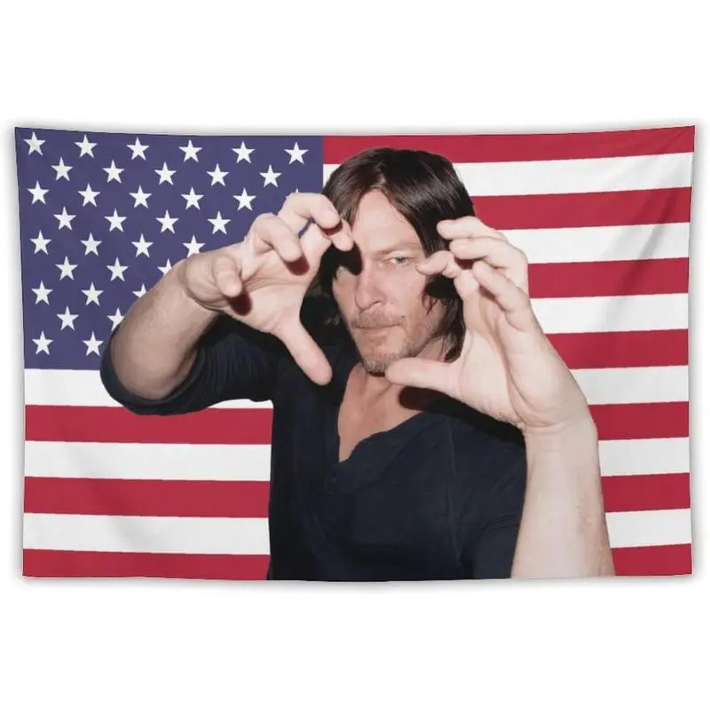 VIKAMA Daryl Dixon Tapiz con b - Home Decor Usa reseña y precio
