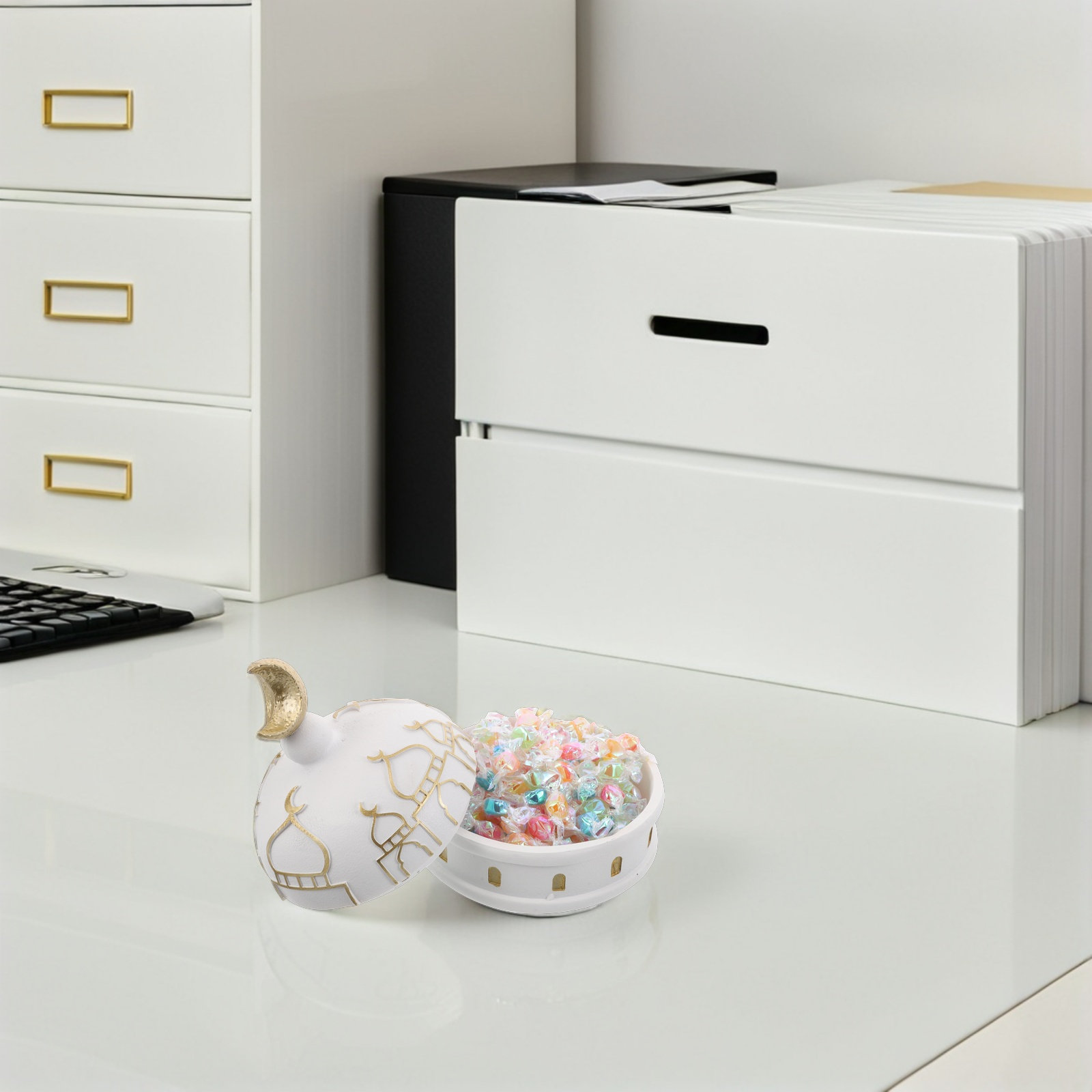 Caja de Joyas de Resina Estilo - Home Decor Ramadan reseña y precio