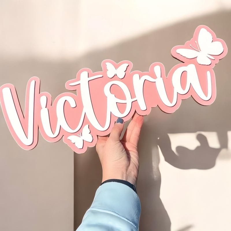 1 placa de madera con nombre d - Home Decor Inspo reseña y precio