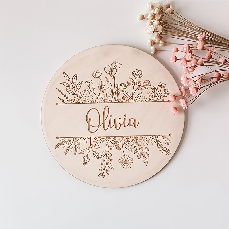 Placa con Nombre Grabado Flora - Home Decor Inspo reseña y precio