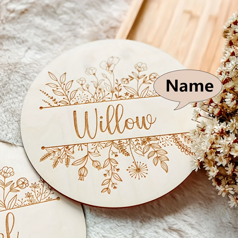 Placa con Nombre Grabado Flora - Home Decor Inspo reseña y precio