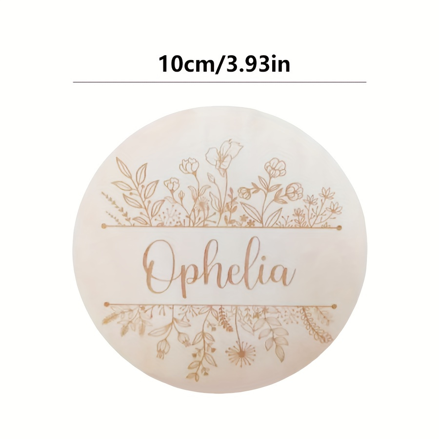 Placa con Nombre Grabado Flora - Home Decor Inspo reseña y precio