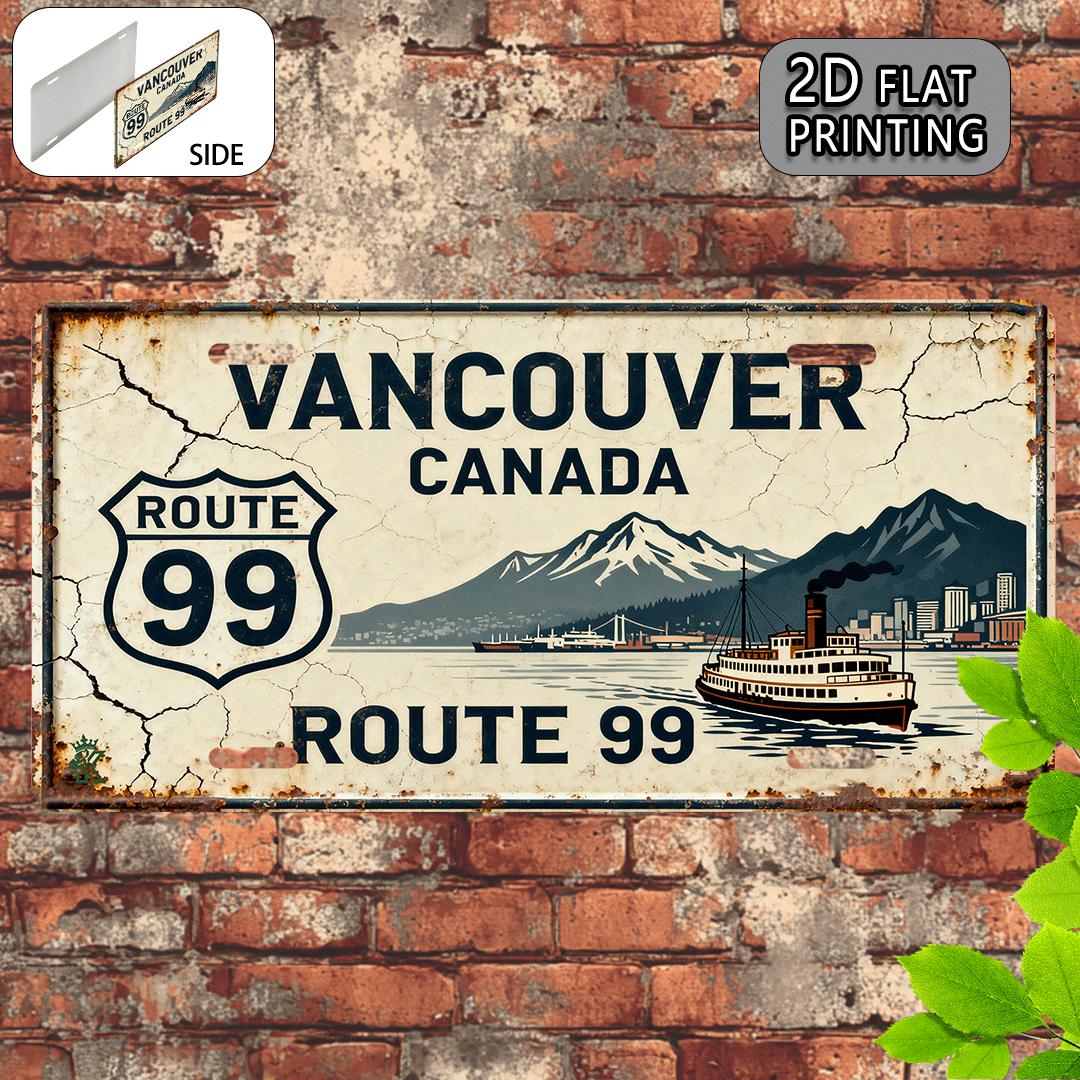 Letrero Metálico Plano 2D Vint - Home Decor Vancouver reseña y precio