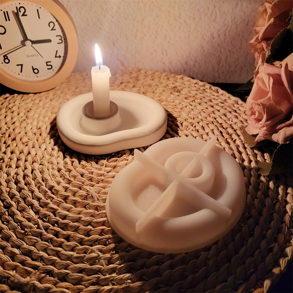Bandeja para velas de forma or - Home Decor Modern Organic reseña y precio