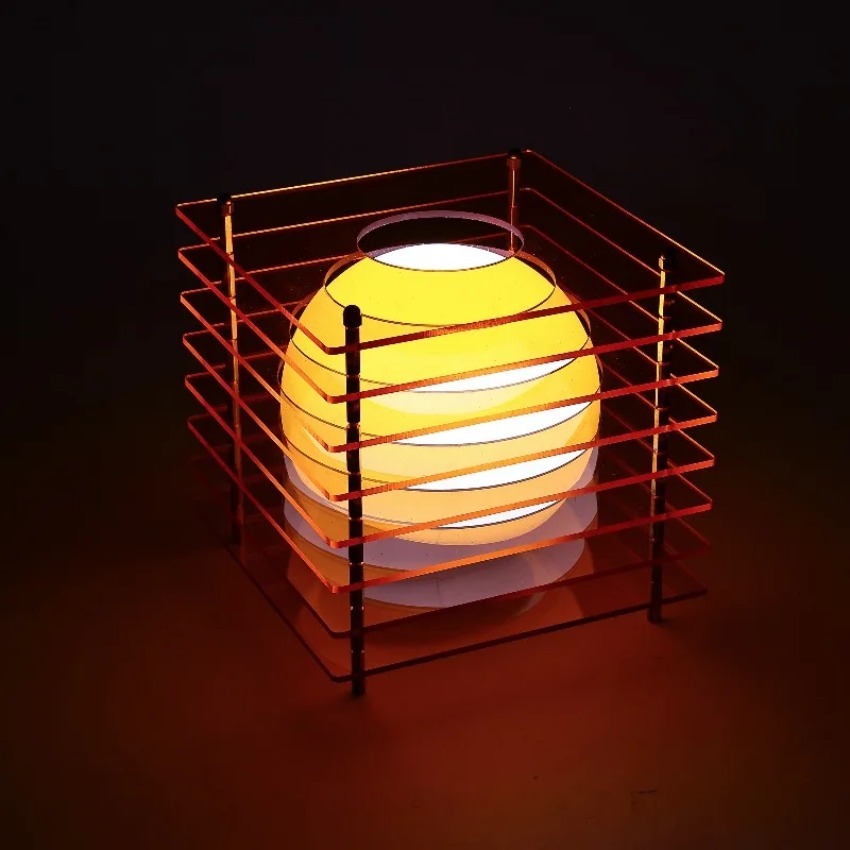 Lámpara de acrílico DIY de mil - Home Decor Inspo reseña y precio