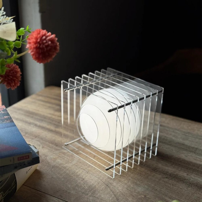 Lámpara de acrílico DIY de mil - Home Decor Inspo reseña y precio