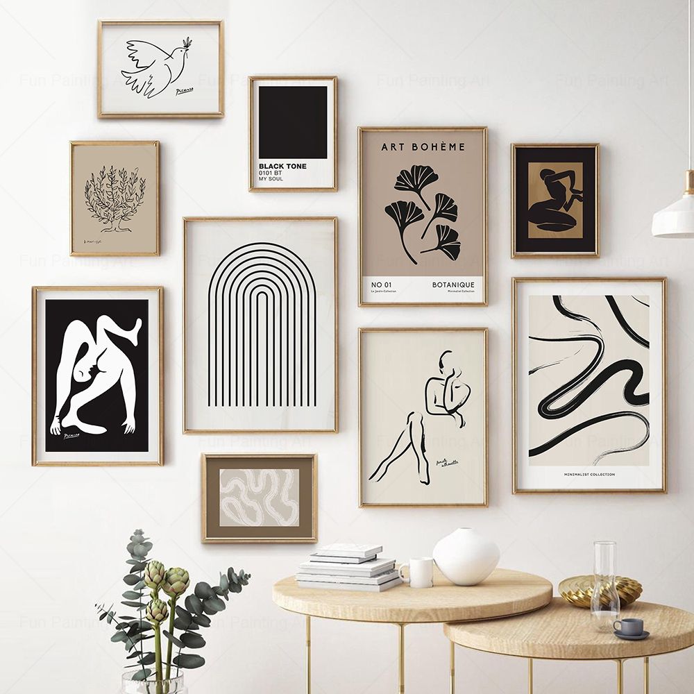 Póster Artístico de pared bohe - Home Decor Room reseña y precio