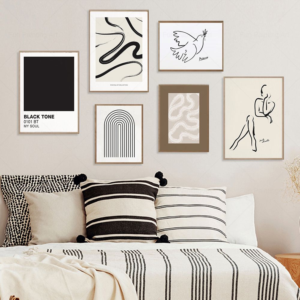 Póster Artístico de pared bohe - Home Decor Room reseña y precio