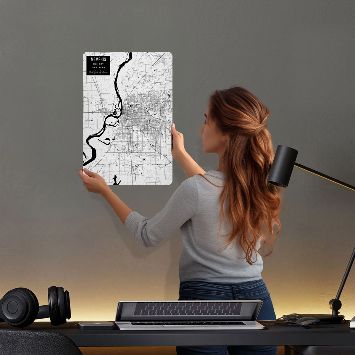 Memphis TN USA carteles de hoj - Home Decor Usa reseña y precio