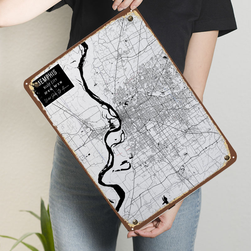 Memphis TN USA carteles de hoj - Home Decor Usa reseña y precio