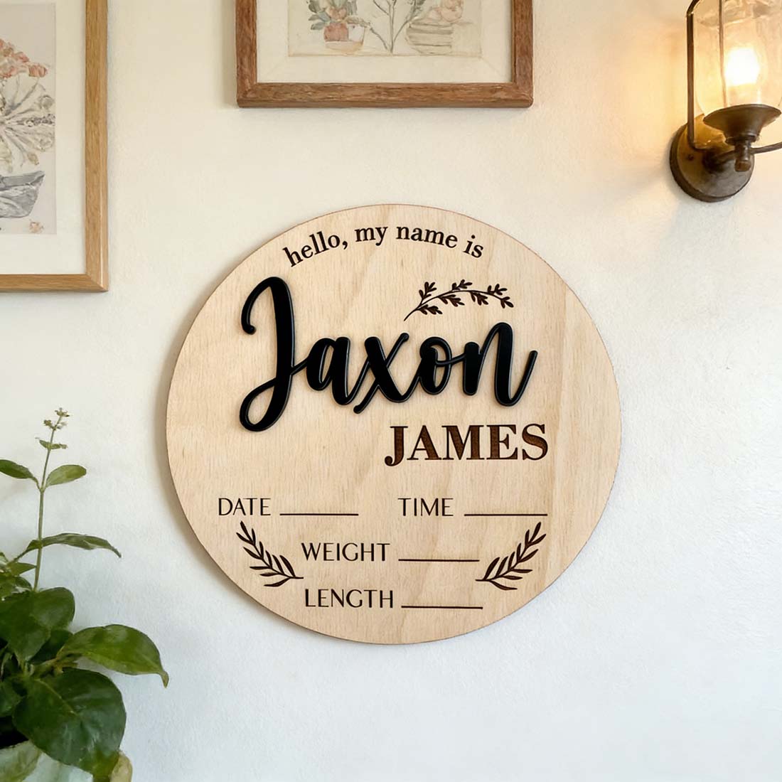 1 Pieza de Letrero Personaliza - Home Decor Inspo reseña y precio