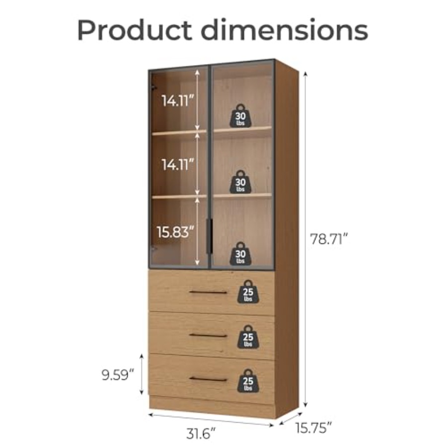 Librería alta de 78.7 pulgadas - H&M Home Decor reseña y precio