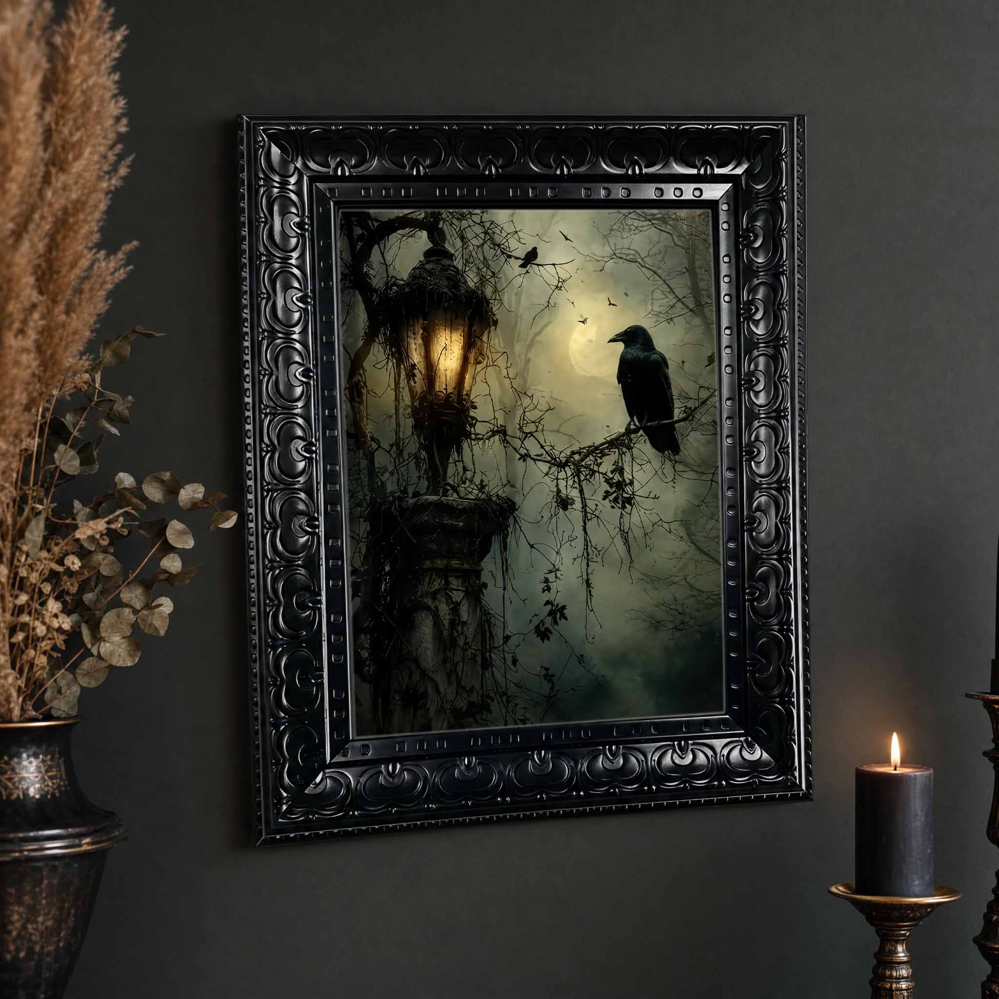 Arte de pared de Halloween, li - Abstract Oil Painting reseña y precio
