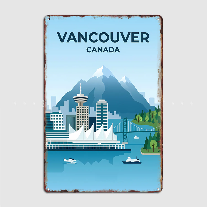 Pósteres de paisajes de Vancou - Home Decor Vancouver reseña y precio