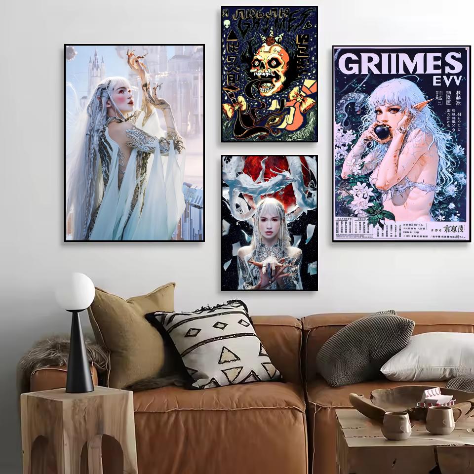 Póster de revista Pop Singer G - Home Decor Magazine reseña y precio