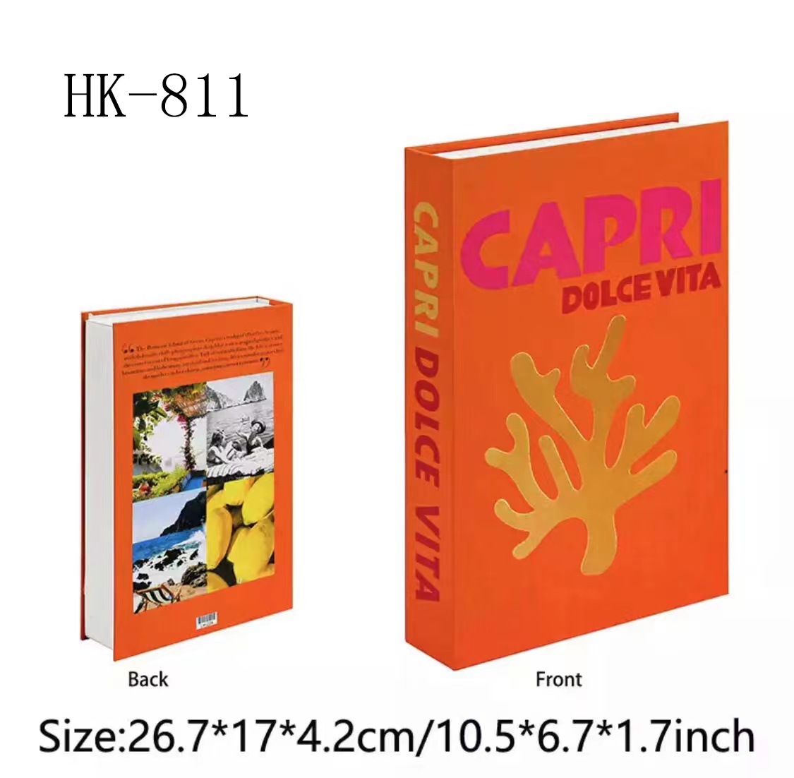 Libros falsos de estilo navide - Home Decor Magazine reseña y precio