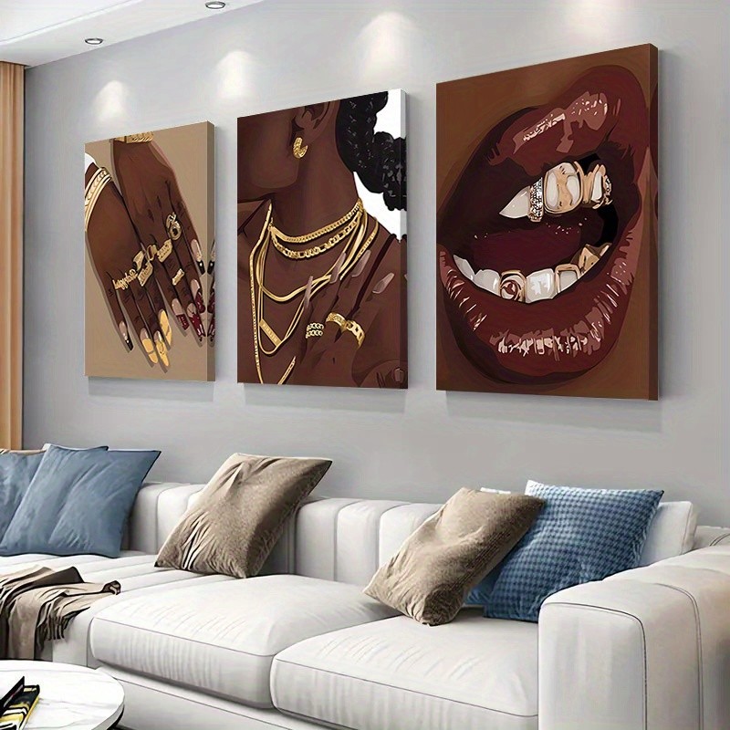 3 piezas de arte abstracto en  - Abstract Oil Painting reseña y precio