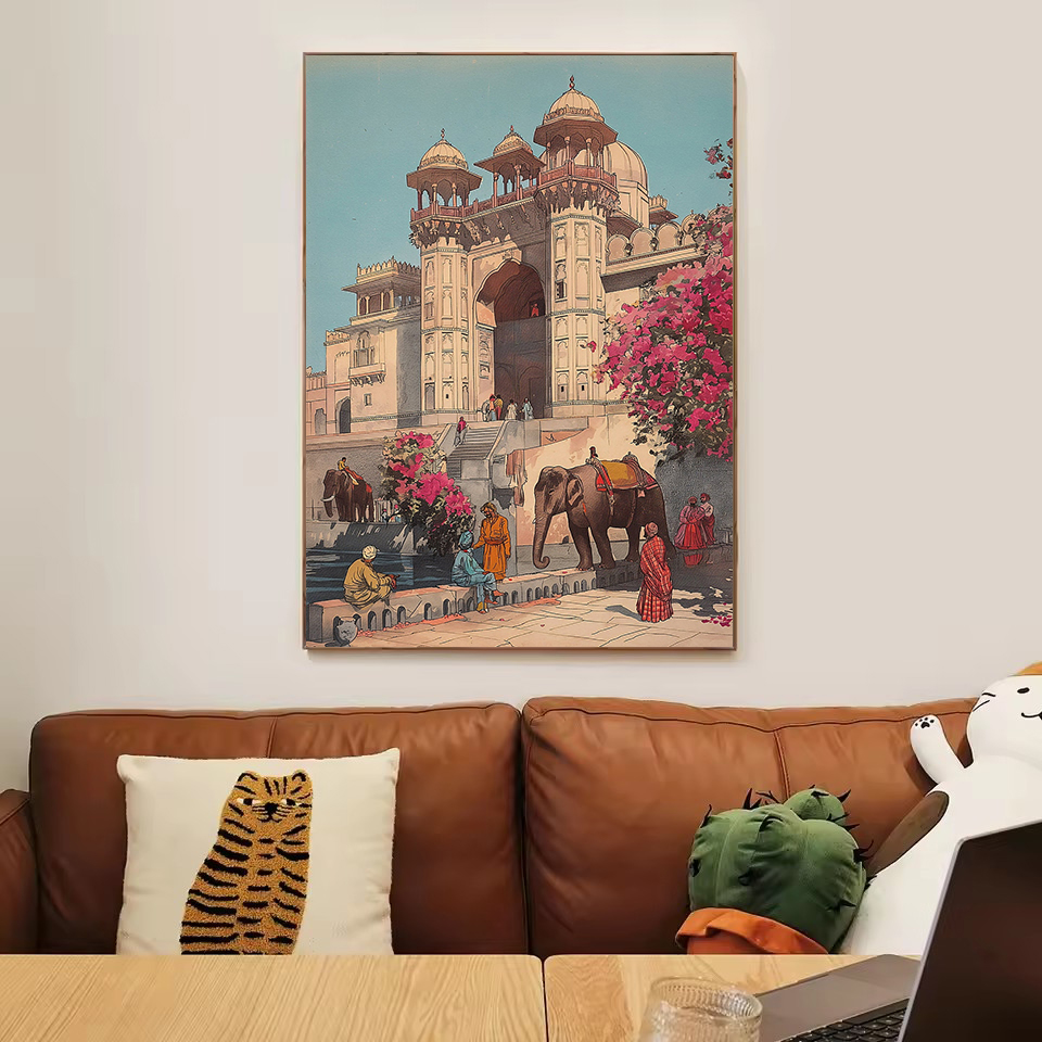 Vintage antigua India banaras  - Home Decor Varanasi reseña y precio