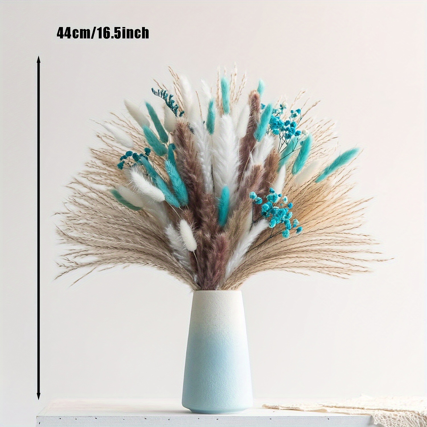 Ramo de Flores Secas Azul Tiff - Pampas Grass Decor reseña y precio