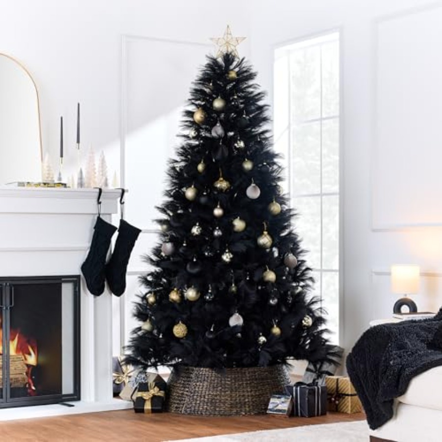 Decoración para árbol de Navid - Pampas Grass Decor reseña y precio