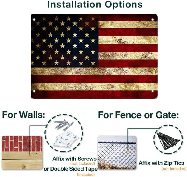 Placa de metal vintage con dis - Home Decor Usa reseña y precio