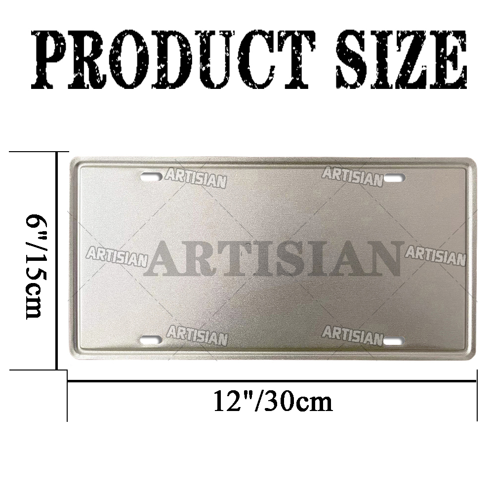 Placa de matrícula Artisian de - Home Decor Usa reseña y precio