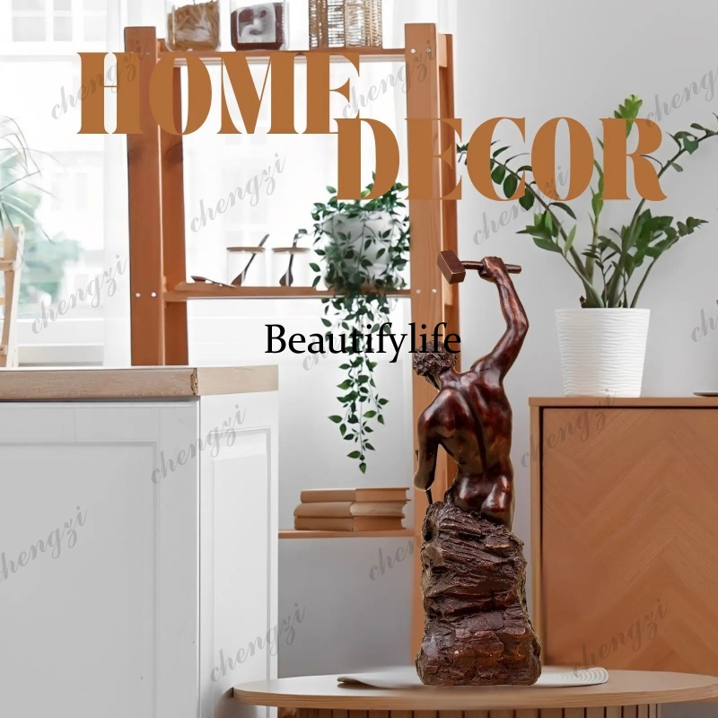 Escultura de bronce de 18.5 pu - Home Decor Modern Organic reseña y precio