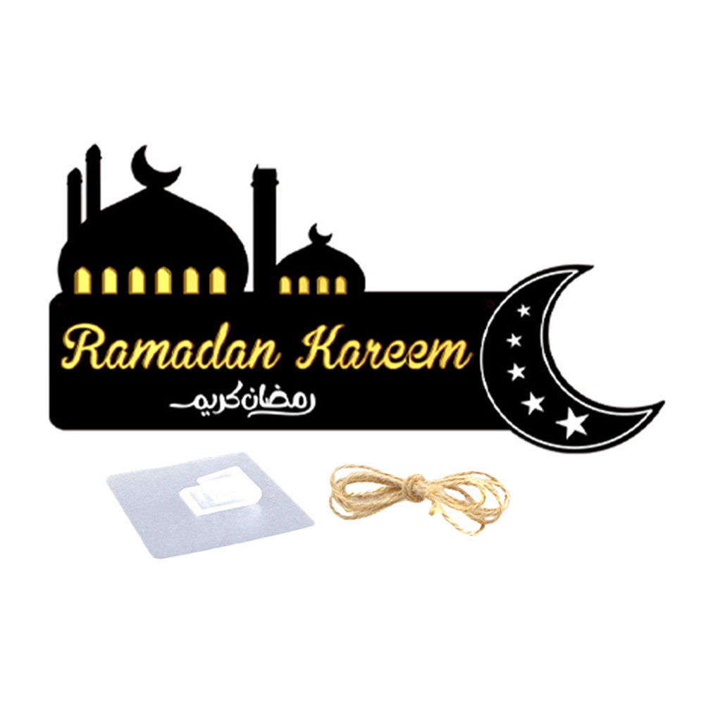 Placa Colgante de Madera para  - Home Decor Ramadan reseña y precio