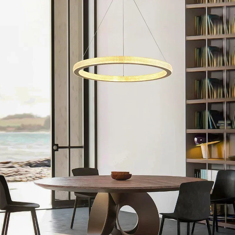 Lámpara colgante LED de crista - Home Decor Exhibition reseña y precio