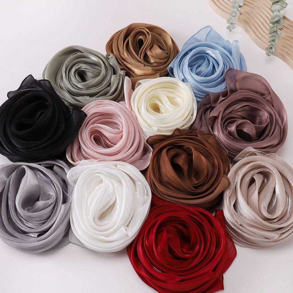Bufanda de seda de Color sólid - Home Decor Ramadan reseña y precio