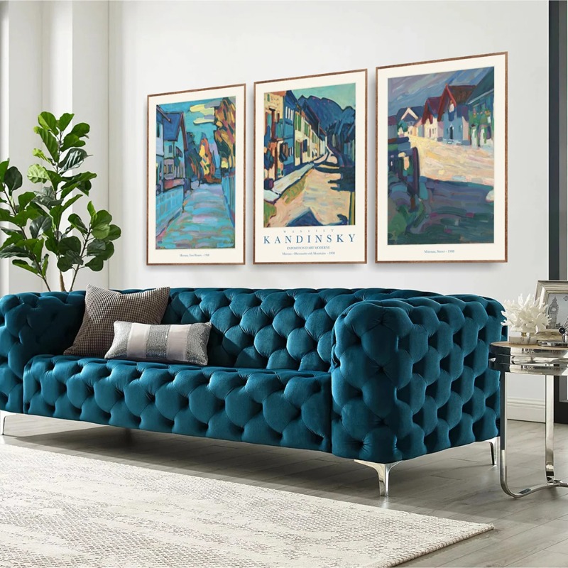 Juego de 3 carteles de exposic - Home Decor Exhibition reseña y precio