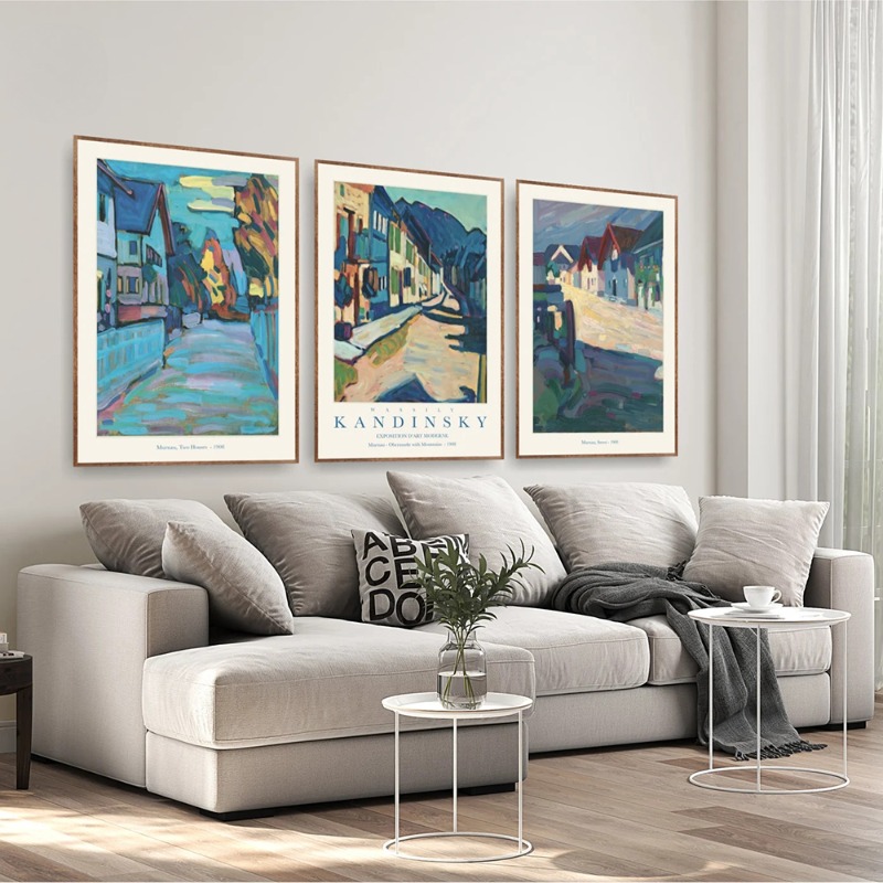 Juego de 3 carteles de exposic - Home Decor Exhibition reseña y precio