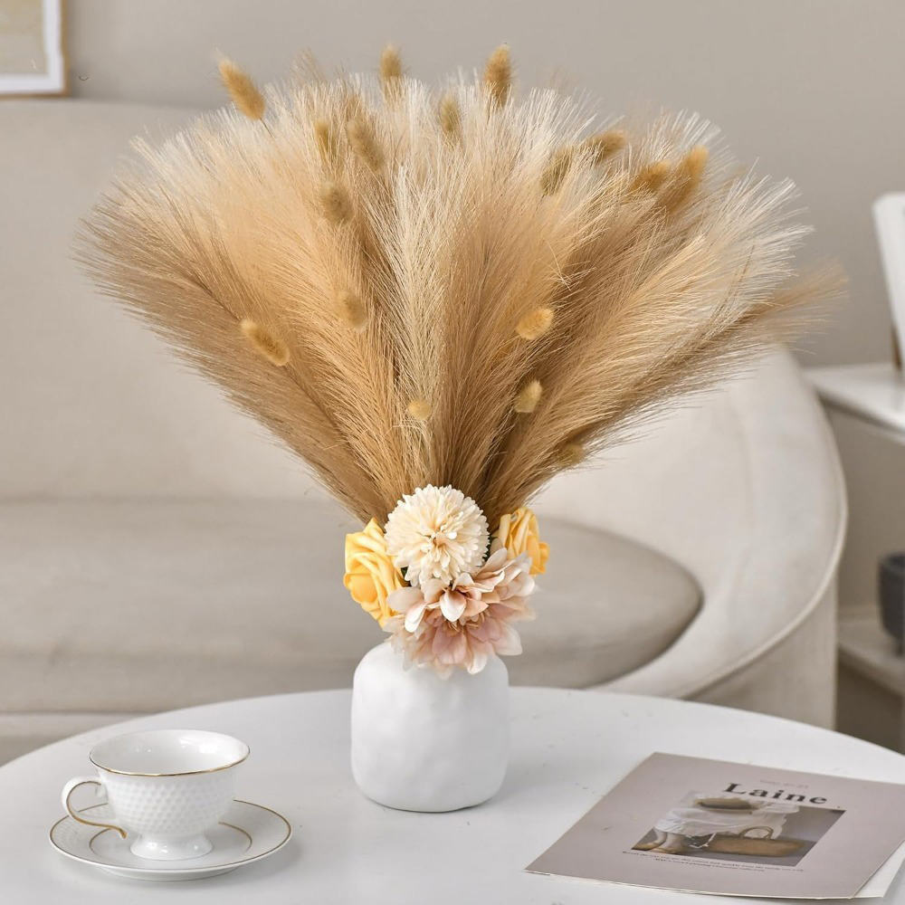 15 Piezas de Hierba de Pampas  - Pampas Grass Decor reseña y precio