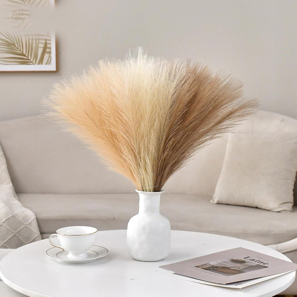 15 Piezas de Hierba de Pampas  - Pampas Grass Decor reseña y precio