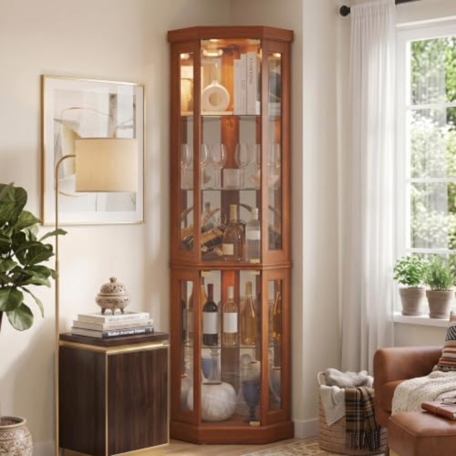 Vitrina de esquina para almace - H&M Home Decor reseña y precio
