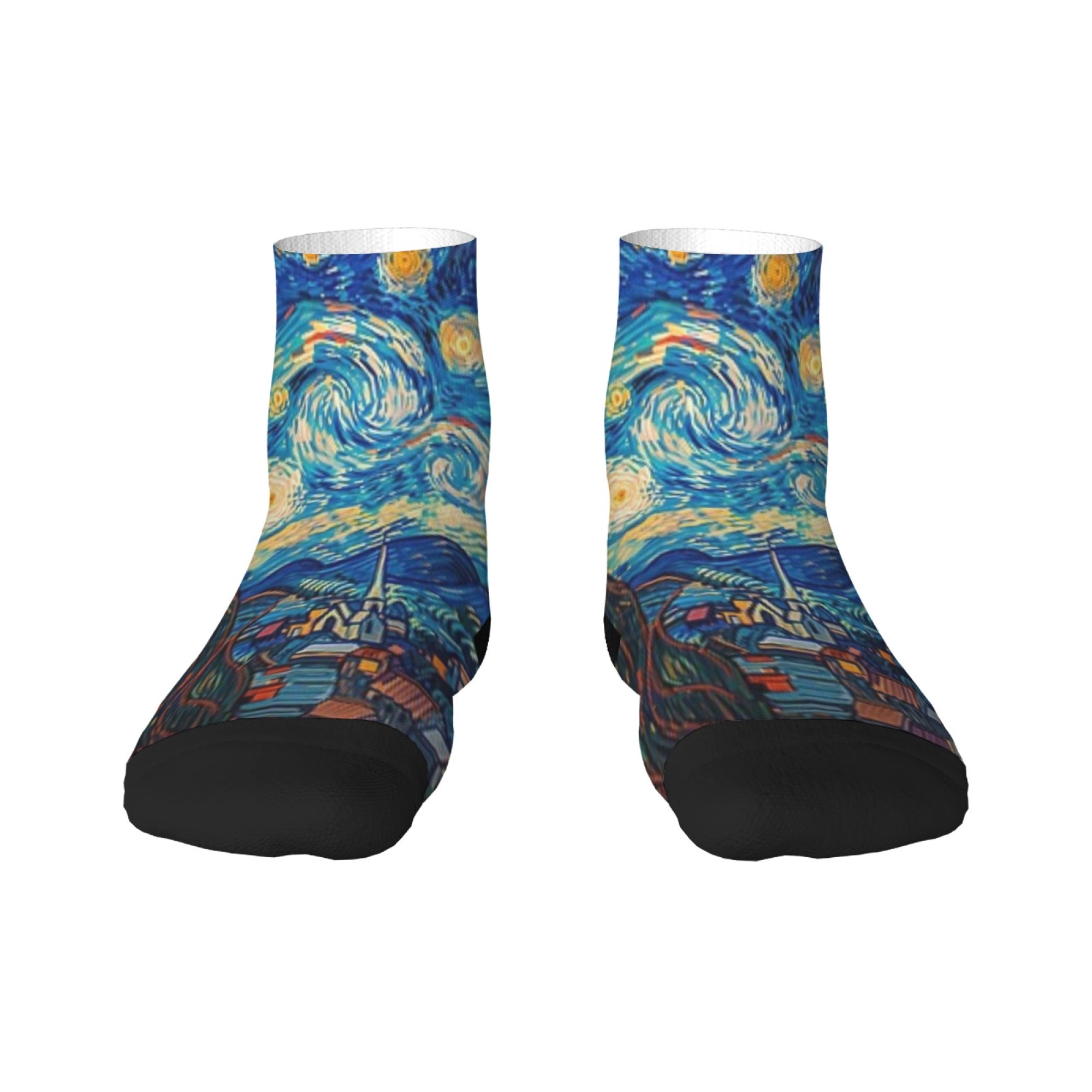 1 par de calcetines de arte ab - Abstract Oil Painting reseña y precio