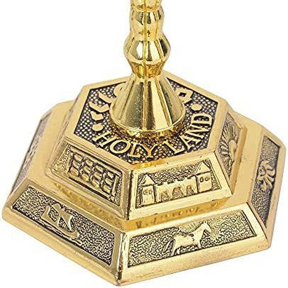 Menorah de 7 ramas, decoración - Home Decor Inspo reseña y precio