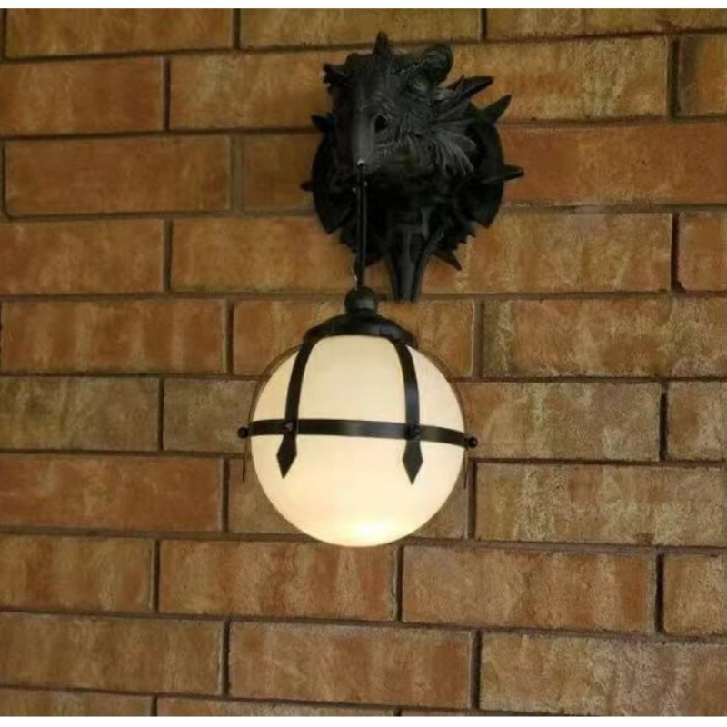 Lámpara de Pared con Cabeza de - Home Decor Medieval reseña y precio