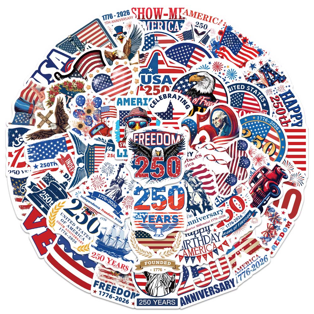 50 Pegatinas Patrióticas de EE - Home Decor Usa reseña y precio