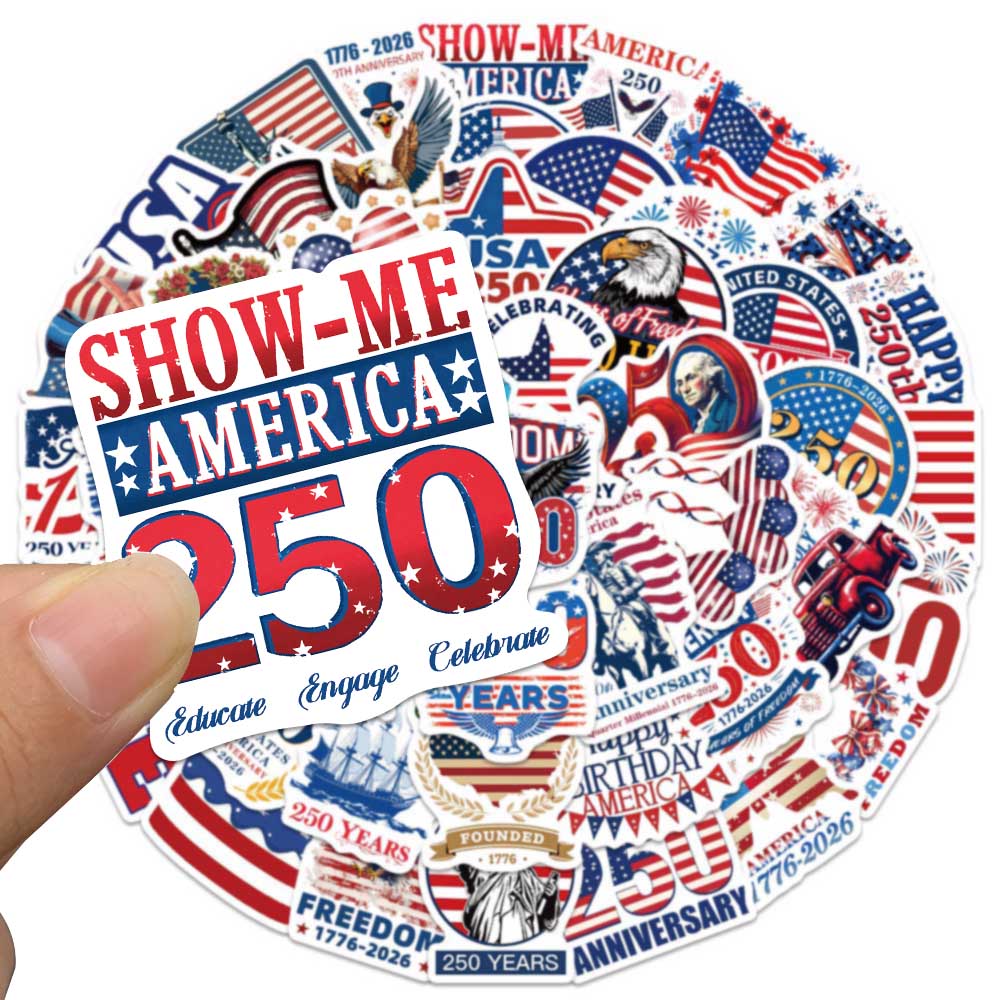 50 Pegatinas Patrióticas de EE - Home Decor Usa reseña y precio